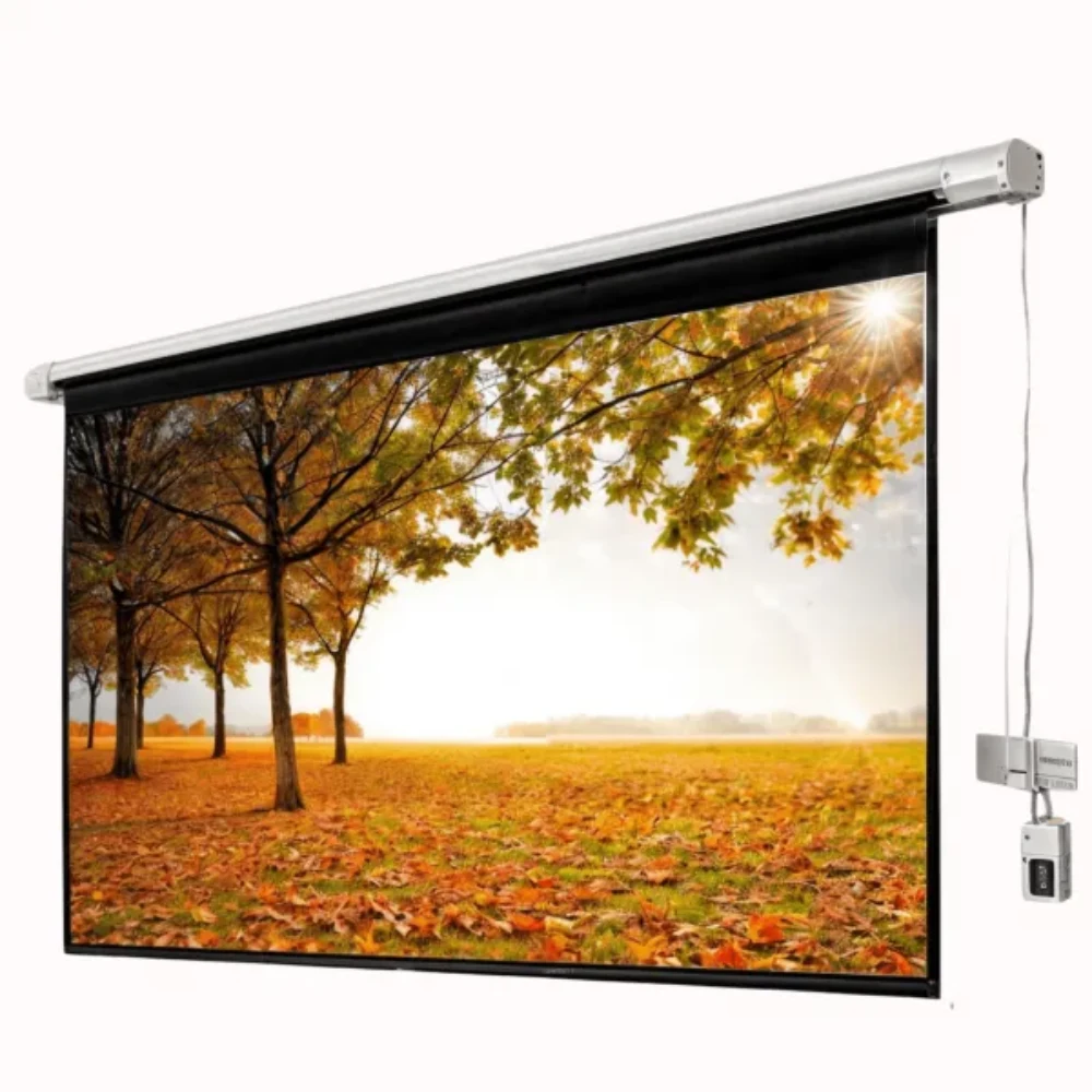 Multybyte Anti-Creased Motorize Projection Screen 5x7(Ft.) (SP07) view 3